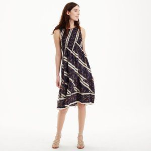 Club Monaco Naveah Silk Dress In Multi